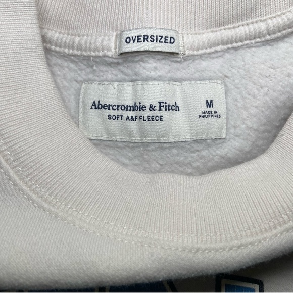 Abercrombie & Fitch Silver Lake Los Angeles Soft AF Oversized Sweatshirt M - Picture 5 of 5